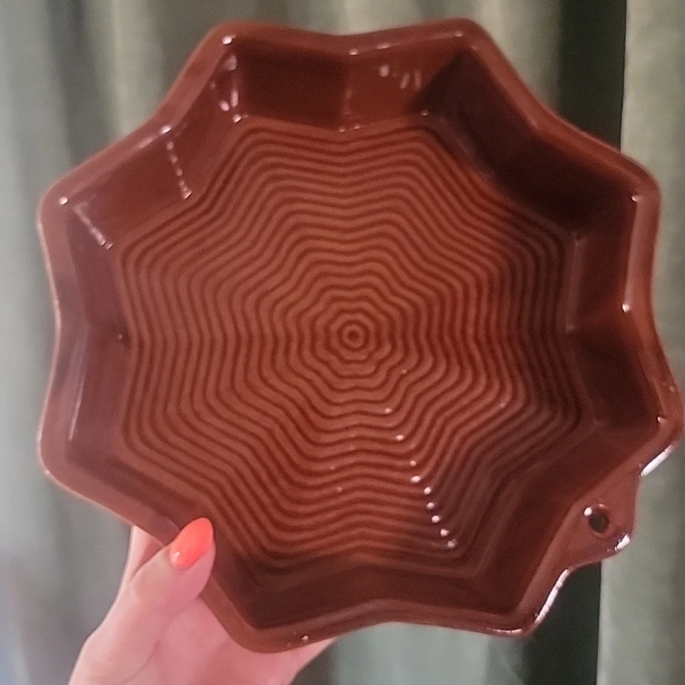 Vintage German Ceramic cake tin, baking tin - star - Bay Cerabak